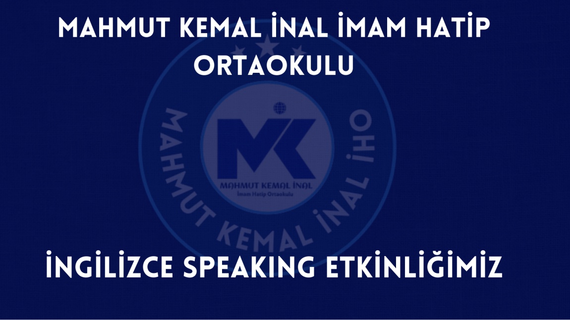 İngilizce dersi Speaking Çalışmalarımız