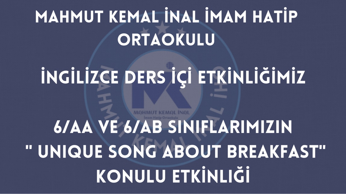 İNGİLİZCE DERS İÇİ ETKİNLİĞİMİZ: 6/AA ve 6/AB Sınıflarımızın